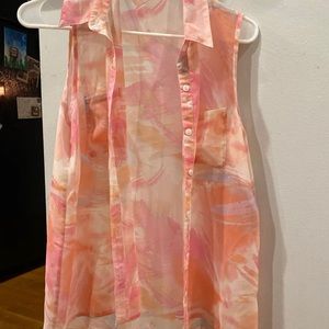 Button up tank